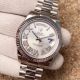 Swiss 3255 Rolex Day-Date II SS Fluted Bezel Silver Dial Fake Watch - NEW (3)_th.jpg
